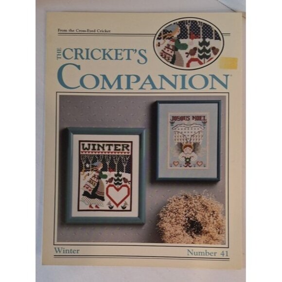 Lot of 3 Cross stitch leaflet Crickets Companion Summer Fall Winter pattern - Picture 4 of 4